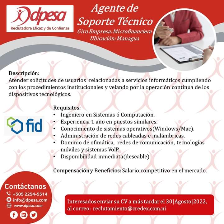 Agente de soporte técnico